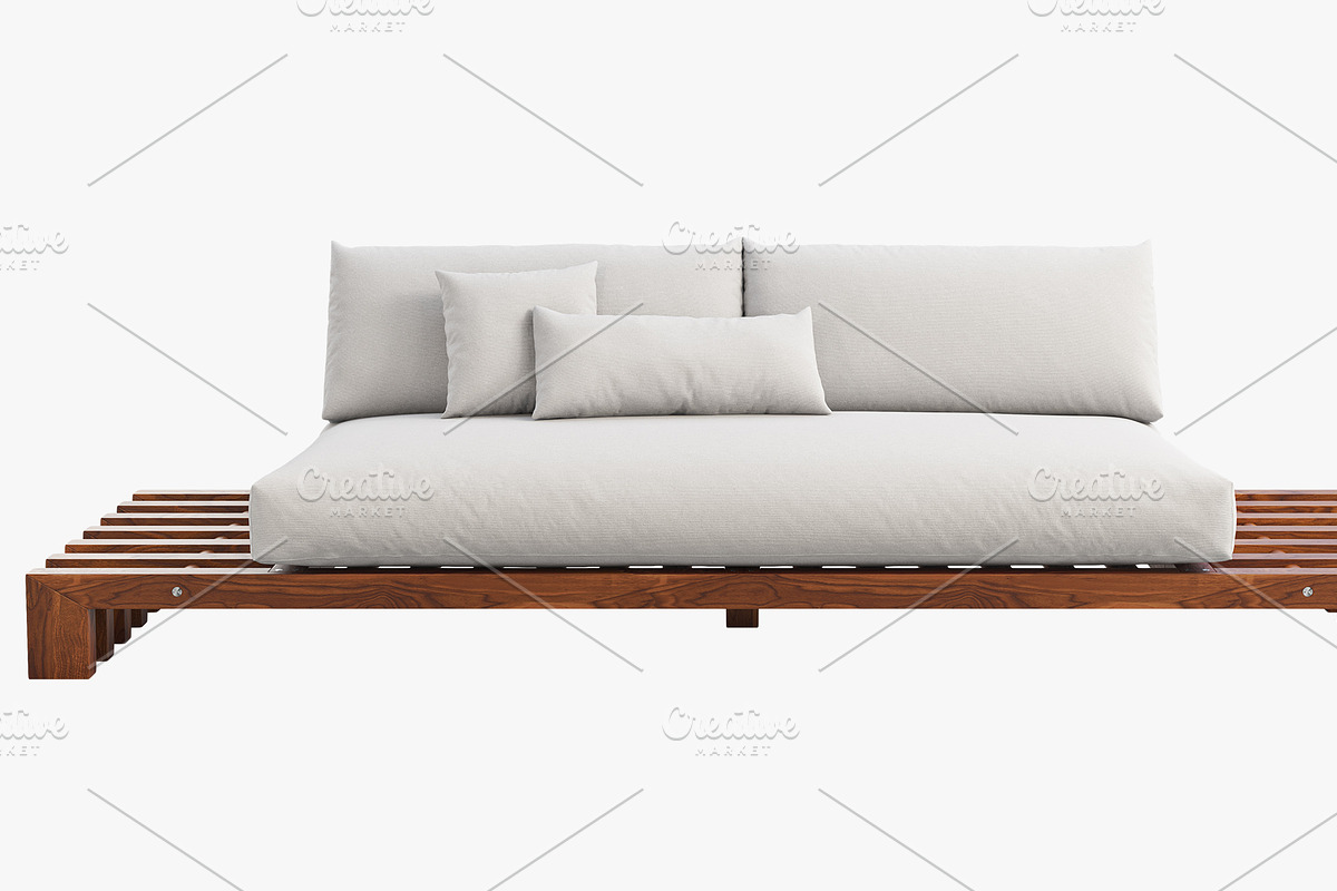 Beltempo Trimmer 3-seat sofa, a Furniture 3D Model by 3dmitruk (Photo 2 of 11)