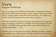 Vera – Elegant Luxury Serif Font, a Serif Font by OWPictures (Thumbnail 10 of 12)