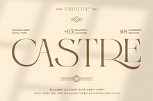 Castre - Serif Font Family (Updated)