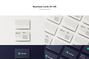 Business Card Logo Template Bundle, a Product Mockup by FoundImages (Thumbnail 6 of 163)