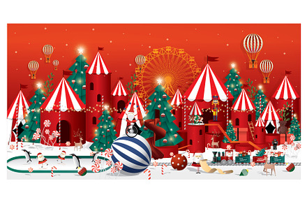 winter wonderland vector