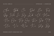 Alicia Lorelei - Signature Font, a Script Font by Masyafi Studio (Thumbnail 2 of 8)