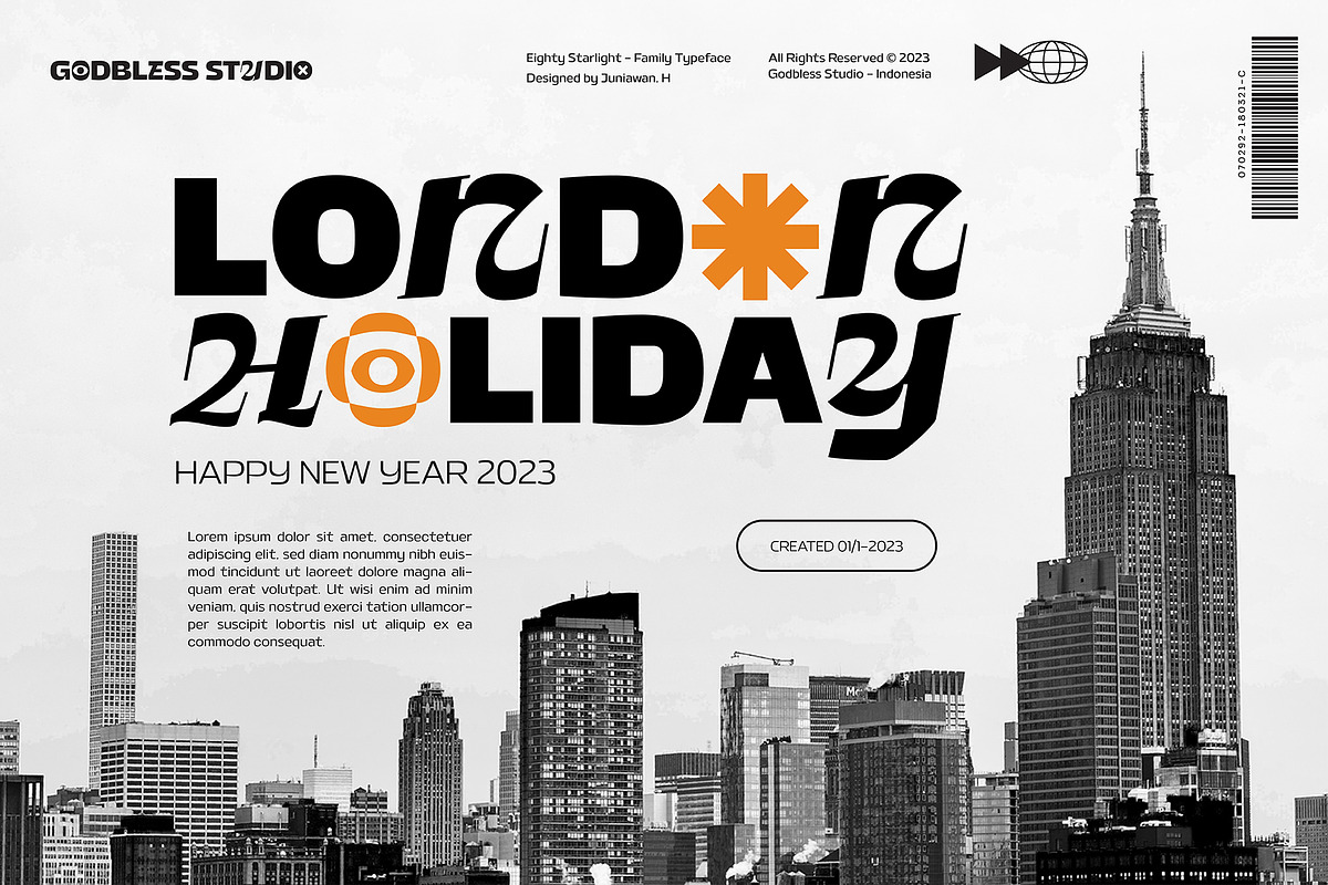 Eighty Starlight, a Sans Serif Font by Godbless Studio (Photo 13 of 18)