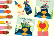 Mental Health illustrations, a Healthcare Illustration by Virinaflora (Thumbnail 5 of 5)