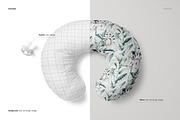 Nursing Pillow Mockup Set, a Product Mockup by Creatsy (Thumbnail 3 of 8)