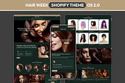 Hair Salon Store Shopify Theme, a Shopify Template by LogicGo Shopify Experts (Thumbnail 1 of 7)