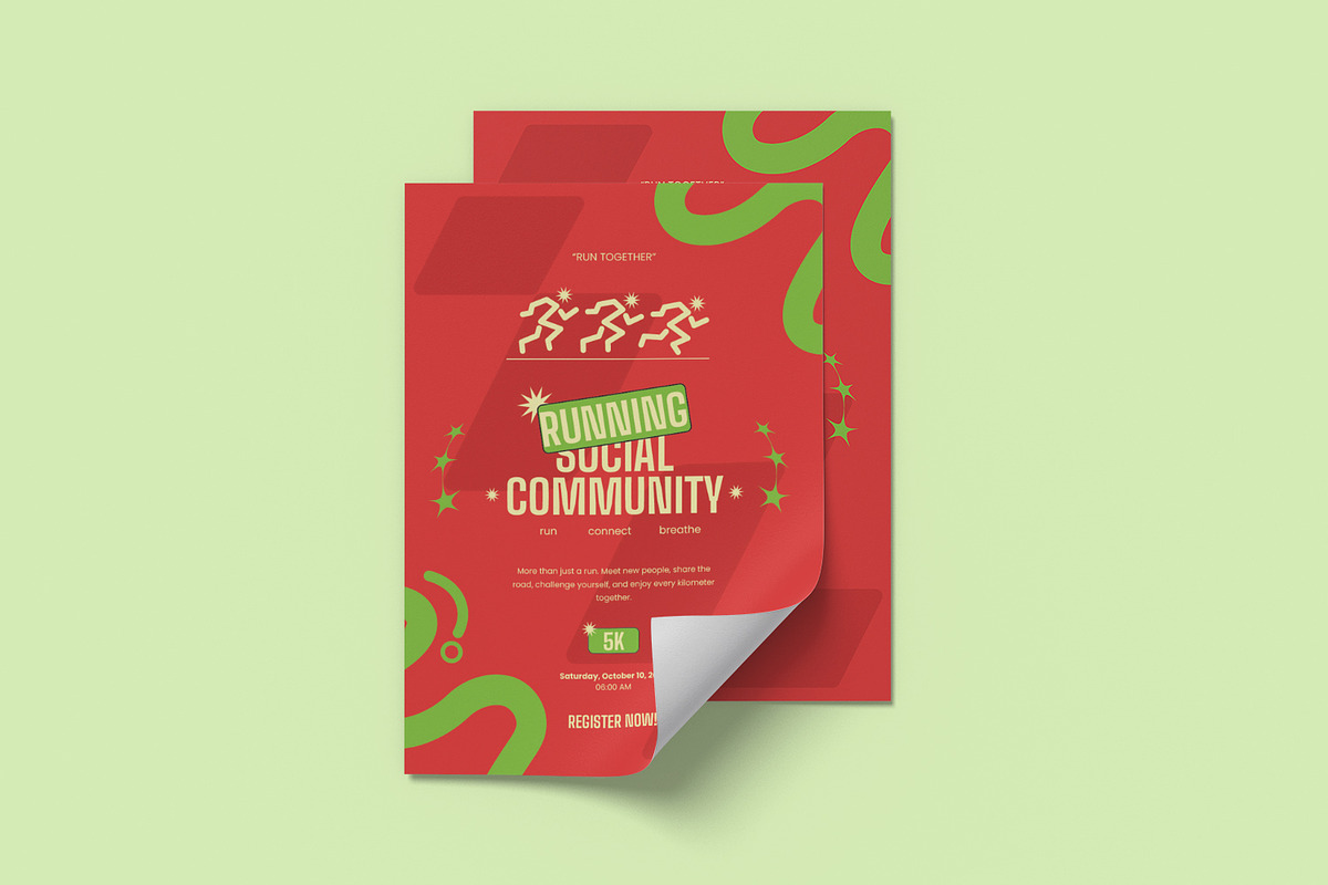 Social Run - Poster, a Poster Template by VUNIRA (Photo 3 of 3)