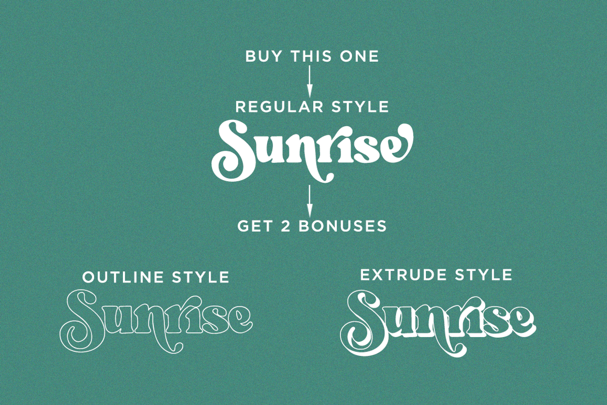 Sunrise - Haksen, a Serif Font by Haksen (Photo 2 of 10)
