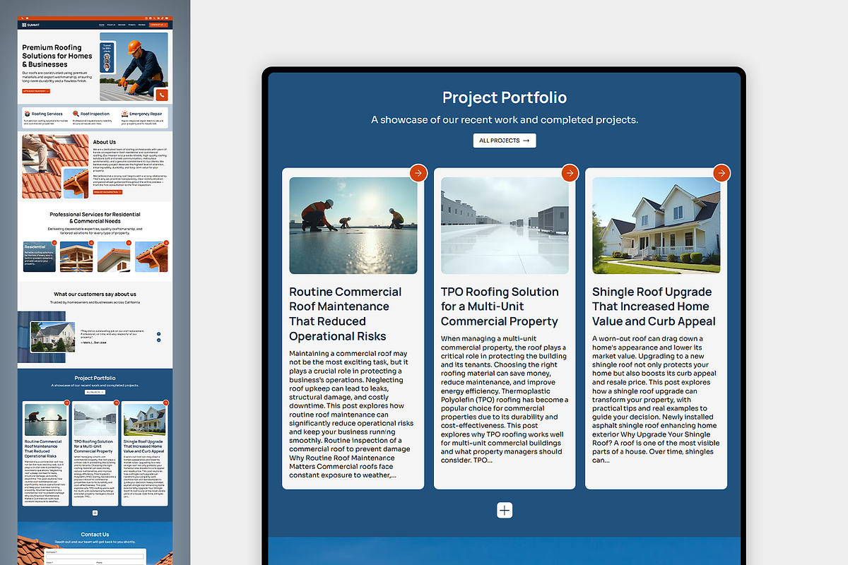 Roofing & Construction Website, a Wix Template by Kitteeh (Photo 13 of 17)