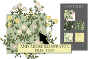 William Morris Style Patterns - Sage, a Pattern Graphic by RachelStudio (Thumbnail 8 of 10)