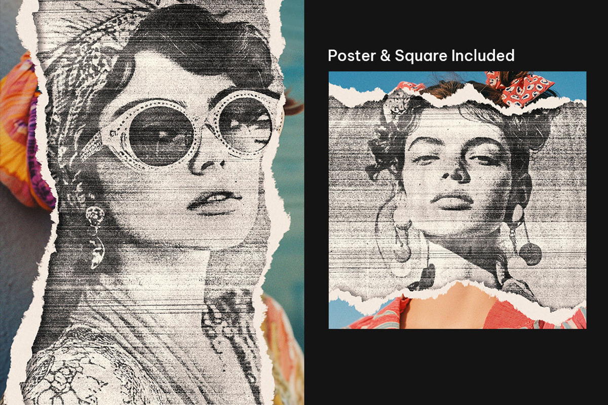 Retro Scanner Photo Effect, a Layer Style Add-On by dokudokunomi (Photo 2 of 5)
