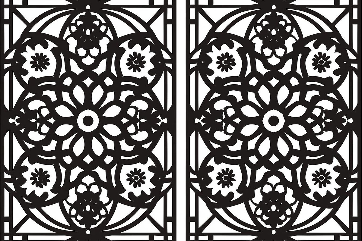 Ornamental Laser Cut Silhouettes, an Illustration by BIPLOB EXPERT (Photo 4 of 9)