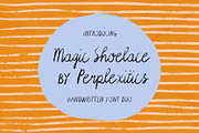 Magic Shoelace Handwritten Font Duo, a Handwritten Font by Perplexitics (Thumbnail 1 of 10)