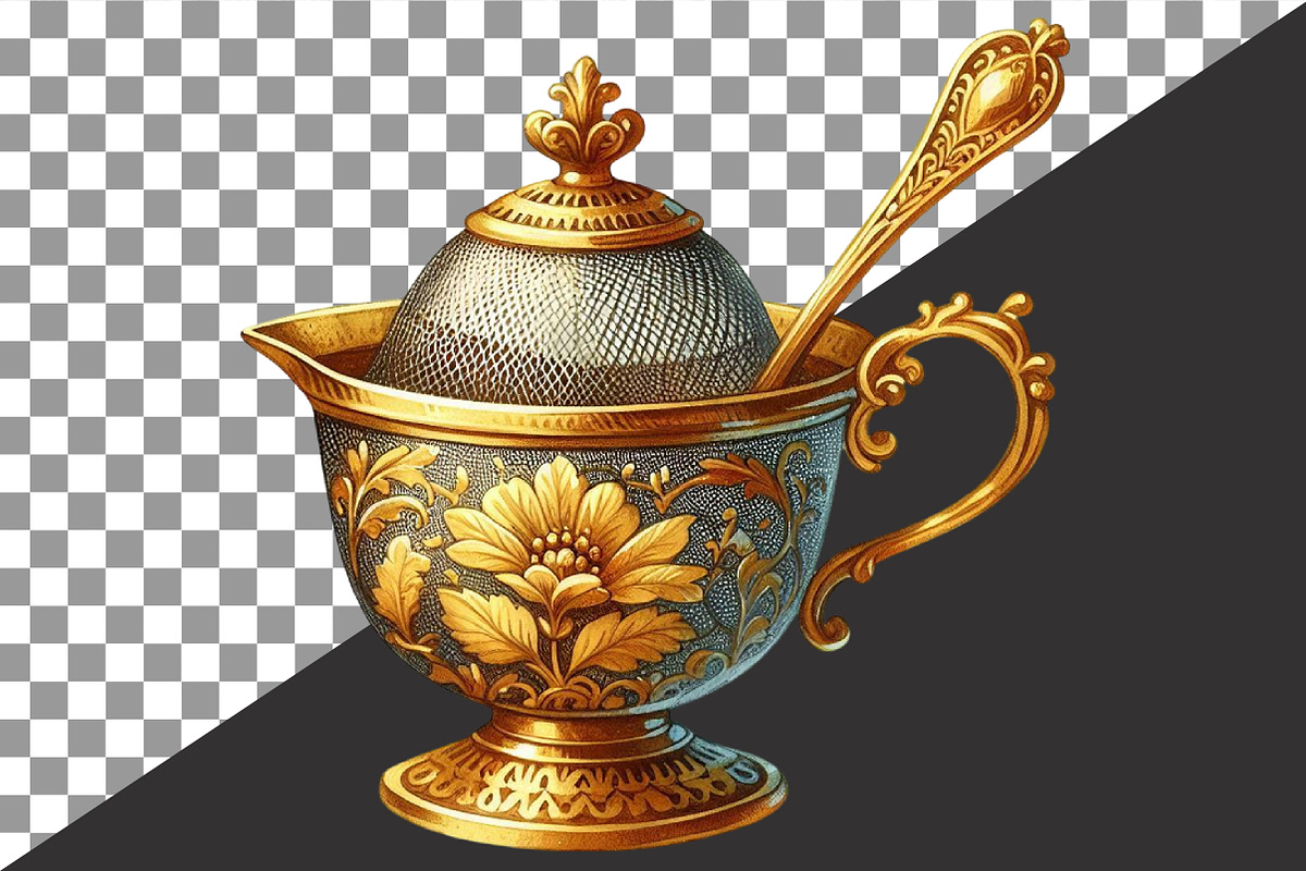 Summer Tea Party Set Clipart, an Illustration by Black Bird Studio (Photo 6 of 6)