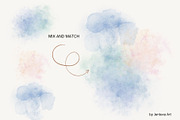 100 Watercolor Abstract Stains, a Texture Illustration by Jenteva Art (Thumbnail 16 of 17)