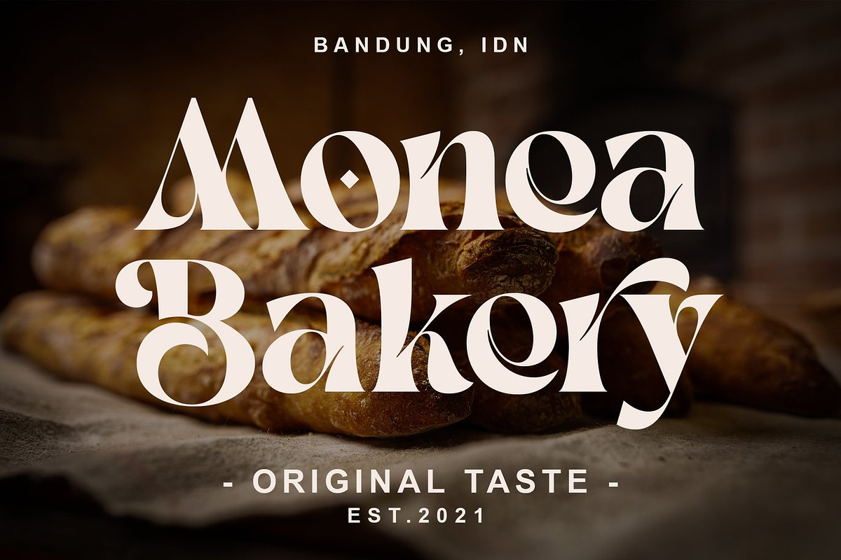 Monea - Serif Display Font, a Serif Font by Luna Shop (Photo 12 of 12)