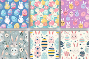 Cute Easter Painted Seamless Pattern, a Pattern Graphic by DreamCafeArt (Thumbnail 4 of 7)