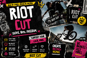Riot Cut Brutalist, a Blackletter Font by Art StoreID (Thumbnail 2 of 8)