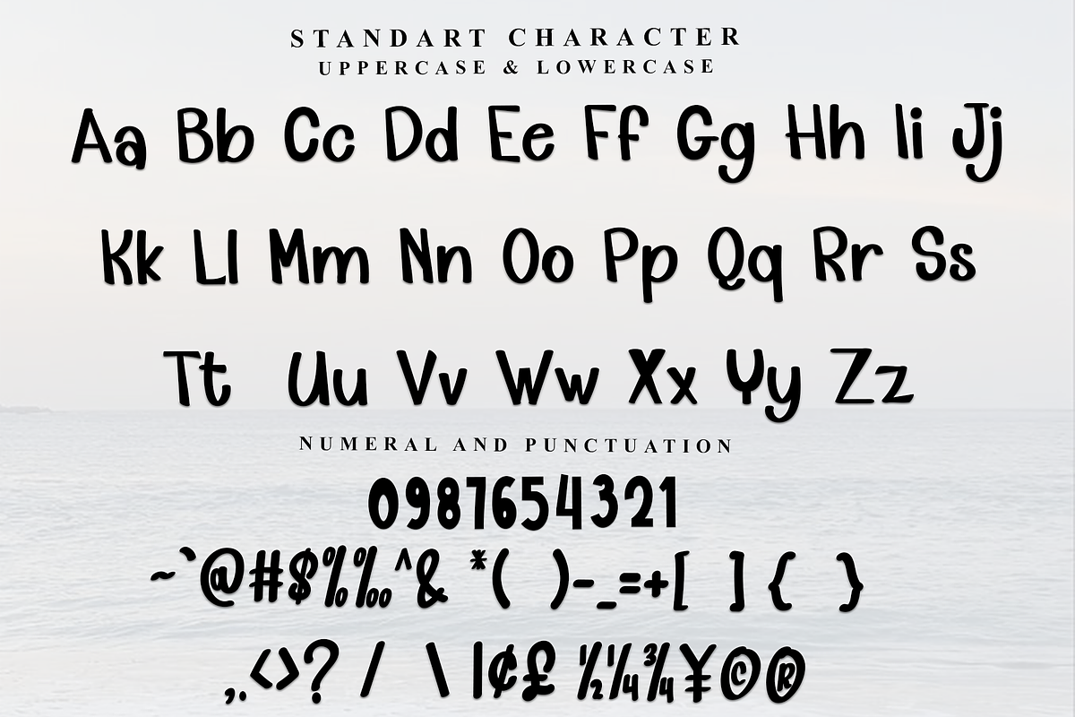 Doddle Outline, a Handwritten Font by InermediaSTUDIO (Photo 5 of 7)