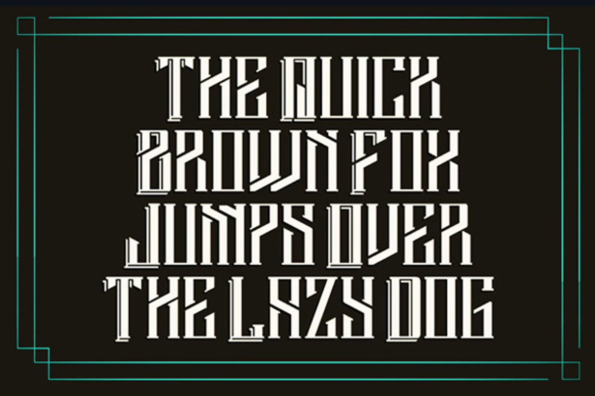 Barbarossa Typeface preview 3