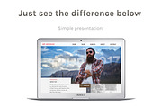 MacBook™ Mockup w/ Photo Background, a Mac Mockup by eppearance (Thumbnail 5 of 5)
