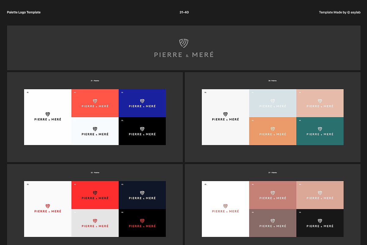 50 Palette Color Logo Mockup - PSD, a Product Mockup by Asylab (Photo 21 of 47)