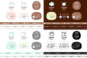 9 in 1! Food signs set, an Object Graphic by SunnyWS (Thumbnail 4 of 10)