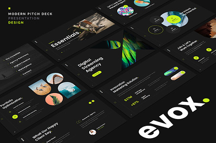 Evox Powerpoint Template Design, a Presentation Template by Rocketstill