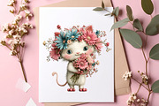 Whimsical Summer Cats Clipart, an Illustration by SinaCreation (Thumbnail 5 of 9)