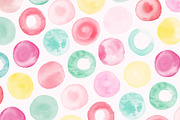 Watercolor Circle Photoshop Brushes, a Brush Add-On by Little Bean (Thumbnail 2 of 7)