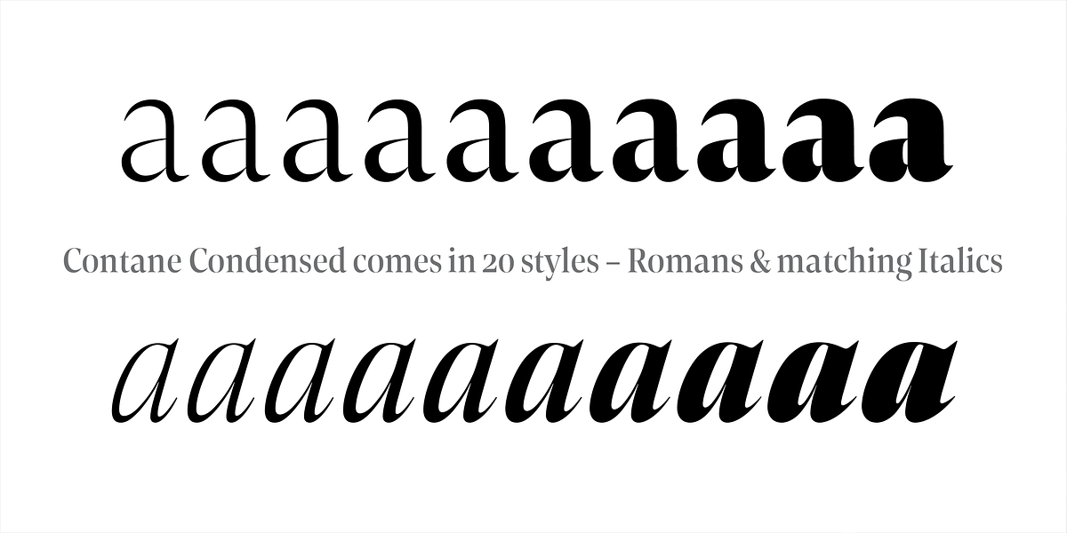 Contane Condensed, a Serif Font by Hoftype (Photo 11 of 14)