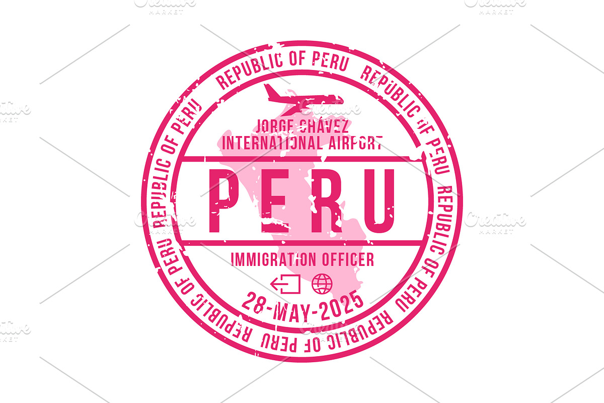 Passport Stamps & Travel Visa Signs, a Transportation Illustration by Kaushal Jangid (Photo 12 of 28)
