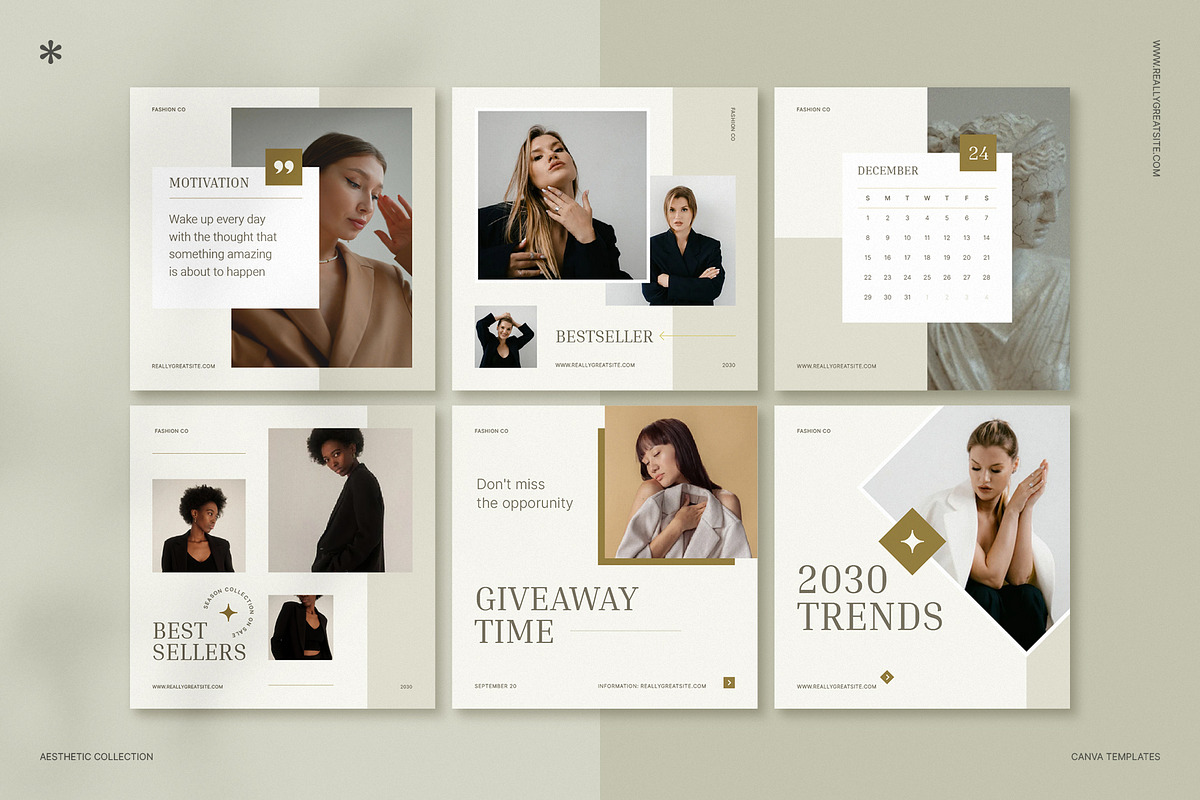 Instagram Posts Canva Templates, a Social Media Template by Vasya Kobelev (Photo 4 of 8)