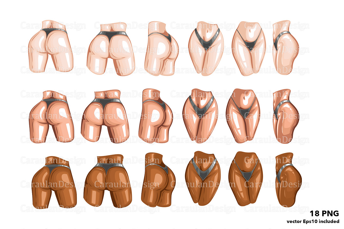 Elegant Female Body Illustrations, a Person Illustration by Serghei Caraulan (Photo 13 of 15)