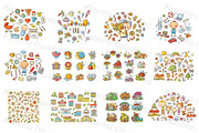 Cartoon child's drawing objects set, an Education Illustration by Bubert Art (Thumbnail 2 of 7)