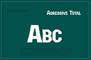 Agressive Total, a Slab Serif Font by Wow Magic (Thumbnail 2 of 3)