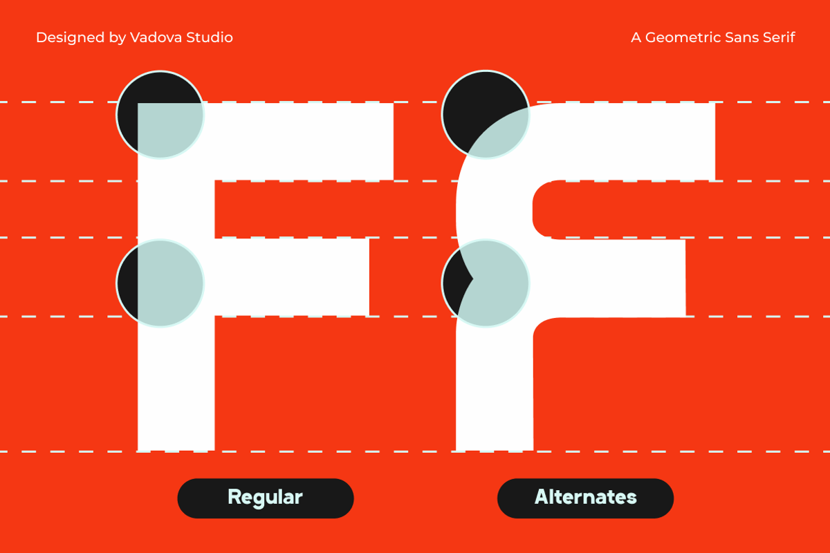 Fonteira Geometric Sans Serif Font, a Sans Serif Font by Vadovastd (Photo 5 of 9)