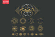 +66 Vintage starburst bundle, an Education Illustration by VectorBakery (Thumbnail 3 of 3)