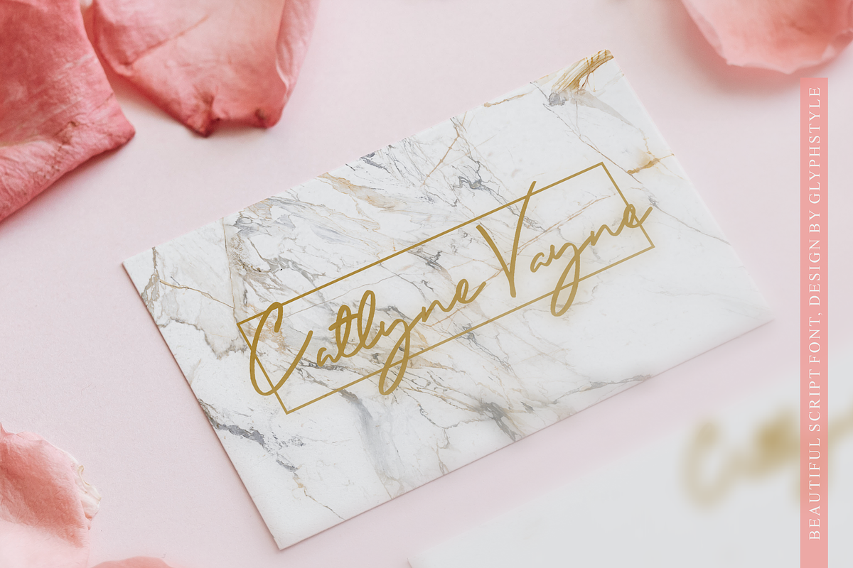 Felisha Roseland Script Font, a Script Font by Glyphstyle (Photo 5 of 12)