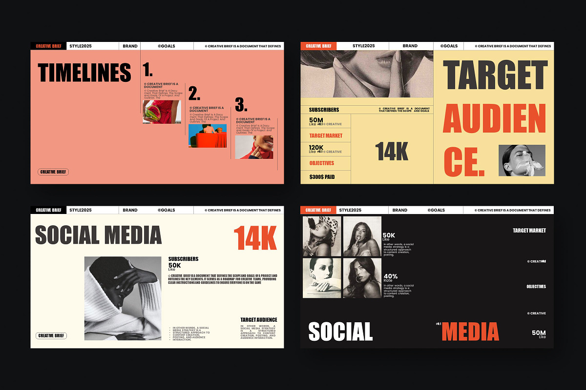 Brief Campaign Creative Template, a Presentation Template by Studio Industry (Photo 8 of 11)