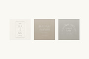 Maison Minimal Logo Kit Ai Eps Psd, a Branding & Logo Template by Feel This (Thumbnail 11 of 13)
