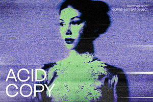 Acid Copy Photo Effect, a Layer Style Add-On by dokudokunomi