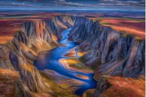 The location of Western Brook Pond, a Nature Photo by ZinetroN