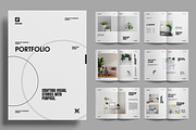 Minimal Interior Design Portfolio, a Brochure Template by ContestDesign (Thumbnail 1 of 3)