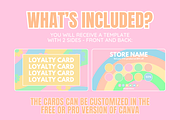 Bright & Cute Loyalty Card - 2 Sides, a Business Card Template by SunshineStudioBoutique (Thumbnail 2 of 10)