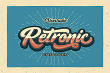 RETRONIC - Vintage Script