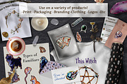 The Witch Hand-Painted Images, an Illustration by The Curio Cabinet (Thumbnail 2 of 5)