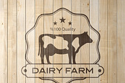 Dairy Farm Logo Design, a Branding & Logo Template by YUDesignStore (Thumbnail 3 of 7)