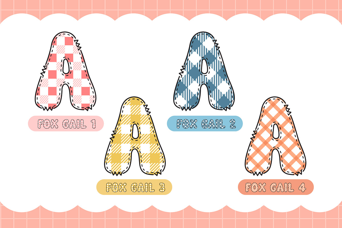 Fox Gail: 4 Color Font Style, a Symbol Font by Fox7 By Rattana (Photo 3 of 11)