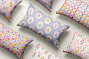 Florals & Stripes Vintage Patterns, a Pattern Graphic by Cozy pattern shop (Thumbnail 11 of 11)